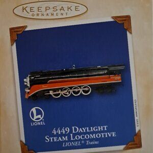 Hallmark Keepsake Ornament 4449 Daylight Steam Locomotive 8th in Series 2003